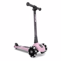 Scoot and Ride - Highway Kick 3 LED løbehjul - Rose (lyserød)